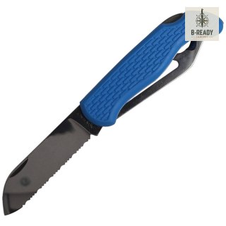 Nóż żeglarski MAC Boat 2 Blue PP-TPE, Satin W 1.4034 MAC Coltellerie