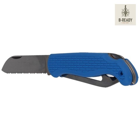 Nóż żeglarski MAC Boat 2 Blue PP-TPE, Satin W 1.4034 MAC Coltellerie