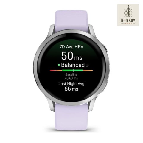 Smartwatch GARMIN Venu 4 41mm Gray Silver Periwinkle