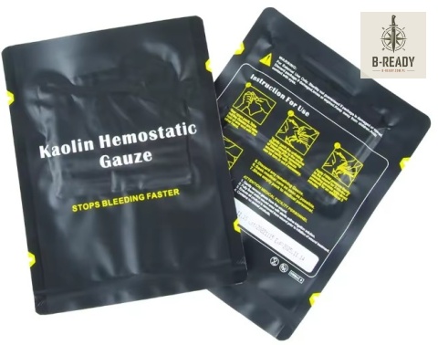 Hemostatyczna gaza kaolinowa typu Z-Fold – Trening pakowywania ran