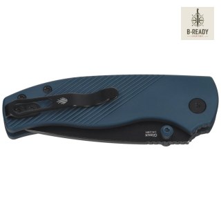 Nóż składany Kizer Glaux Ink Blue Aluminium, Black Stonewashed PVD 14C28N (V3801A3) Kizer Cutlery