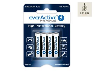 Baterie alkaliczne everActive LR03/AAA, 4 szt.