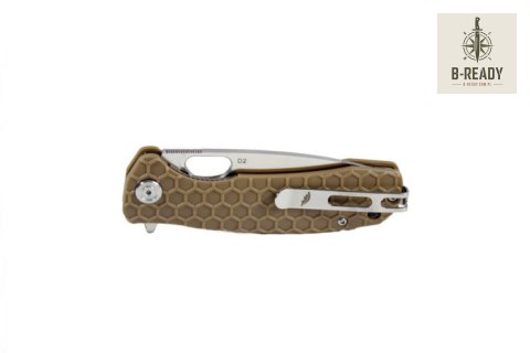 Nóż Składany Honey Badger Flipper D2 Medium Tan
