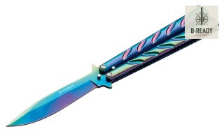 Nóż motylkowy  Magnum Balisong Rainbow