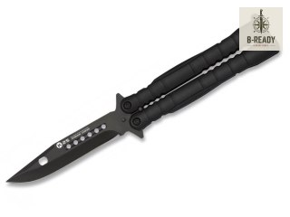 Nóż motylek K25 02131 Balisong Black