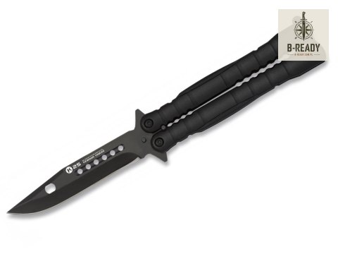 Nóż motylek K25 02131 Balisong Black