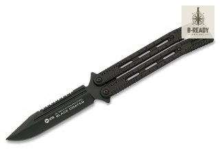 Nóż motylek K25 36214 Balisong Black