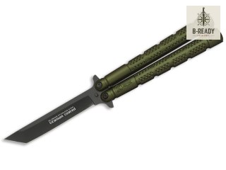 Nóż motylek K25 36249 Balisong Green