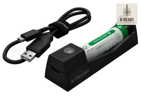 Zestaw ładowarka i akumulator do Ledlenser MH3/4/5