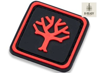 Böker Solingen Red Tree Gitd Patch