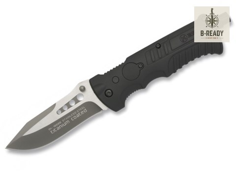 Nóż Składany K25 19588 Tactical Black SFL Titanium Coated