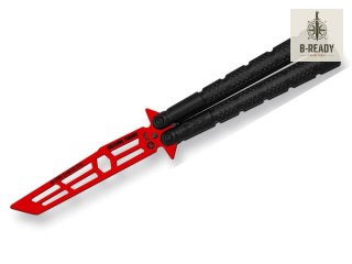 Nóż Motylkowy Treningowy K25 RK-02195 Balisong Trainer Red