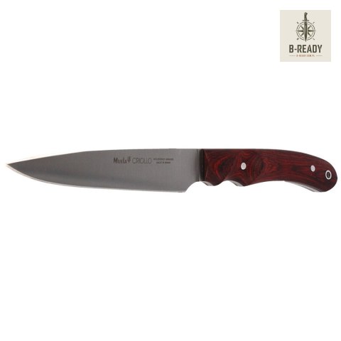 Nóż Muela Criollo-14 Coral Pakka Wood, Satin 1.4116