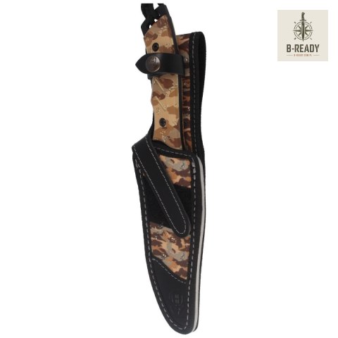 Nóż Muela Typhoon-DES.N Desert Camo Soft Touch, Black X50CrMoV15