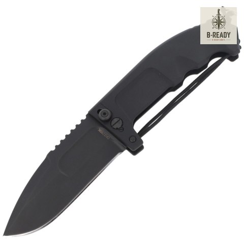 Nóż składany Extrema Ratio RAO II Black Aluminium, Black MIL-C N690 (04.1000.0136/BLK)