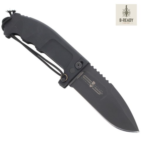 Nóż składany Extrema Ratio RAO II Black Aluminium, Black MIL-C N690 (04.1000.0136/BLK)
