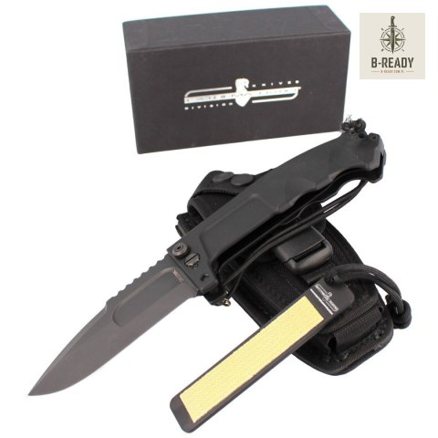 Nóż składany Extrema Ratio RAO II Black Aluminium, Black MIL-C N690 (04.1000.0136/BLK)