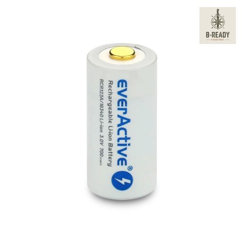 Akumulator everActive CR123A 3V Li-ion 700mAh mUSB