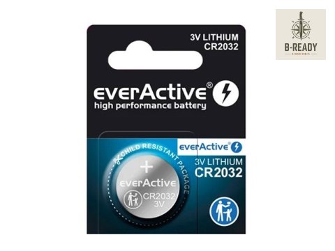 Bateria litowa mini everActive CR2032, 3V, 1 szt.