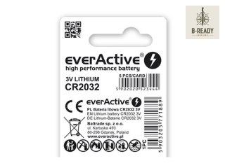 Bateria litowa mini everActive CR2032, 3V, 1 szt.