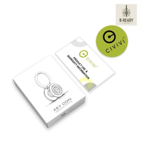 CIVIVI Key Coin Red Aluminium C23056-1