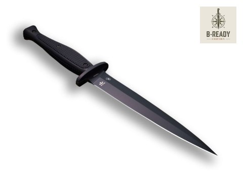 Nóż z Głownią Stałą Spartan Blades George Raider Dagger All Black