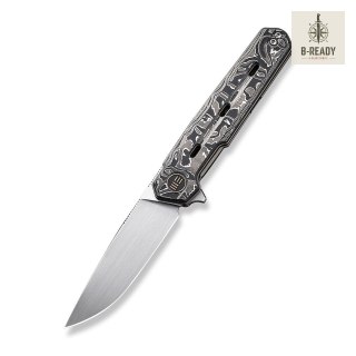 Nóż Składany WE Knife Navo CPM-20CV Aluminum Foil CF