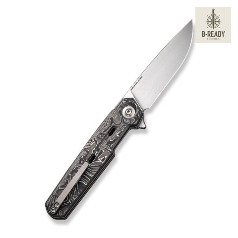 Nóż Składany WE Knife Navo CPM-20CV Aluminum Foil CF