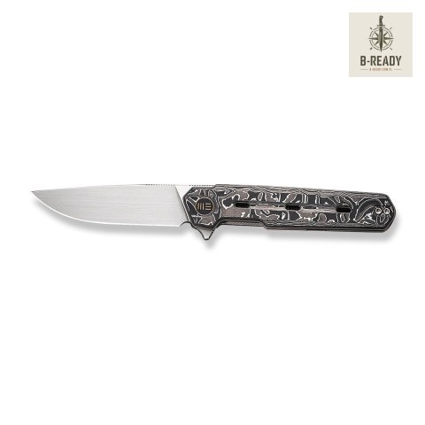 Nóż Składany WE Knife Navo CPM-20CV Aluminum Foil CF