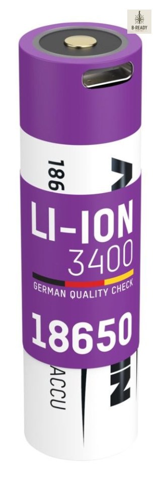 Akumulator Ansmann Li-Ion 18650 typ 3400 z USB-C