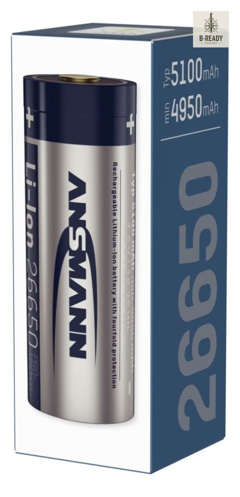 Akumulator Ansmann Li-Ion 26650 typ 5100 z USB-C