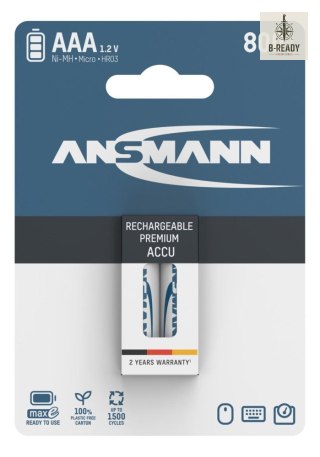 Akumulator Ansmann NiMH AAA/HR03 800mAh maxE 2 szt