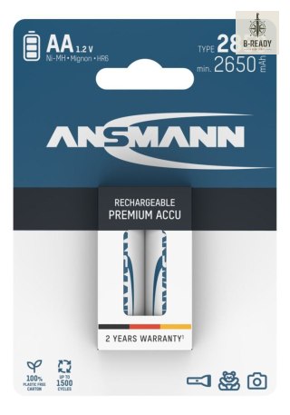 Akumulator Ansmann NiMH AA/HR6 typ 2850, 2 szt