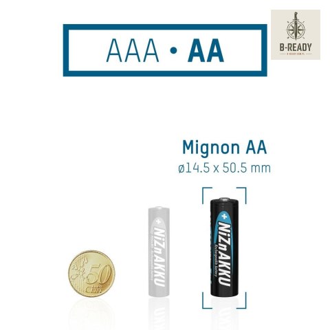 Akumulatory Ansmann NiZn AA R6 2500 mWh 1.6V 4 szt