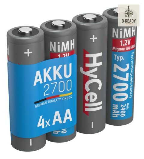 Akumulatory HyCell NiMH AA / HR6 typ 2700, 4 szt