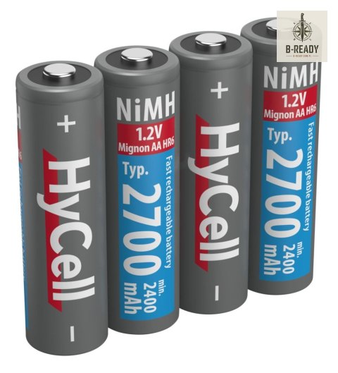 Akumulatory HyCell NiMH AA / HR6 typ 2700, 4 szt
