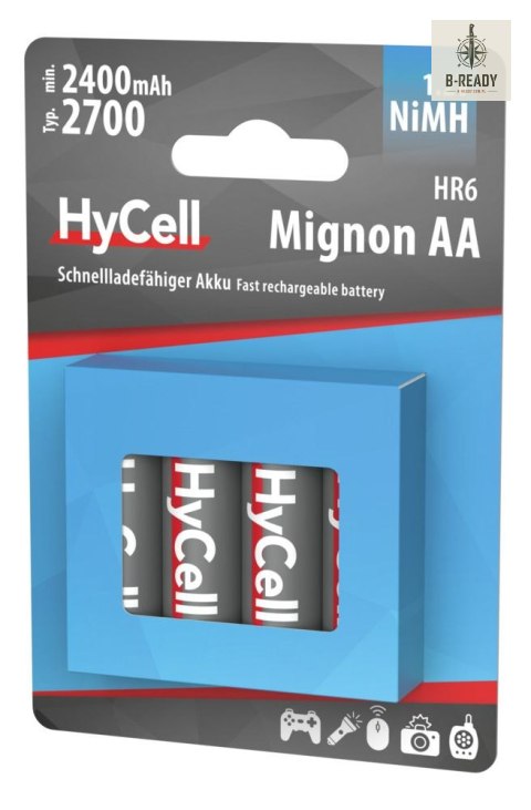 Akumulatory HyCell NiMH AA / HR6 typ 2700, 4 szt