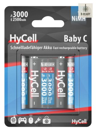 Akumulatory HyCell NiMH C/HR14 typ 3000, 2 szt