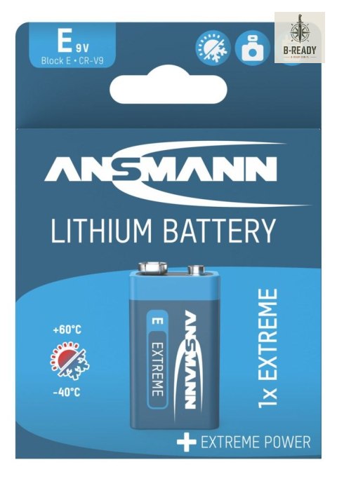 Bateria litowa Ansmann E / 1604LC / PP3 9V
