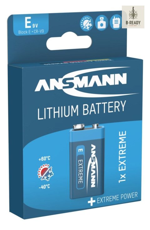 Bateria litowa Ansmann E / 1604LC / PP3 9V