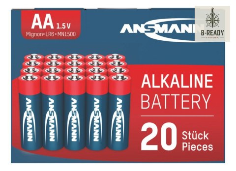 Baterie alkaliczne Ansmann AA / LR6, 20 szt.