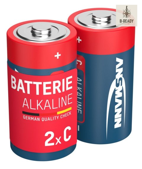 Baterie alkaliczne Ansmann C / LR14, 2 szt.