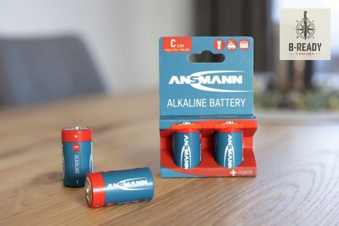 Baterie alkaliczne Ansmann C / LR14, 2 szt.