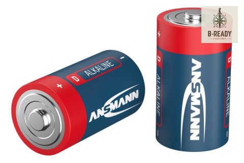 Baterie alkaliczne Ansmann D / LR20, 2 szt.