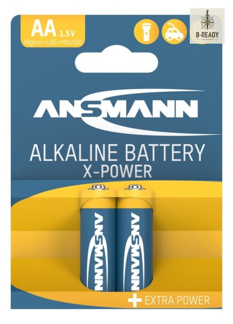 Baterie alkaliczne Ansmann X-Power AA / LR6 2 szt.
