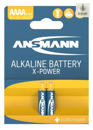 Baterie alkaliczne Ansmann X-Power AAAA /LR8 2 szt