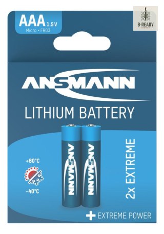 Baterie litowe Ansmann AAA / FR03 2 szt.