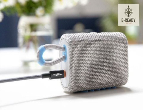 Kabel Ansmann USB-C/C, 140W, 60 cm, antracyt