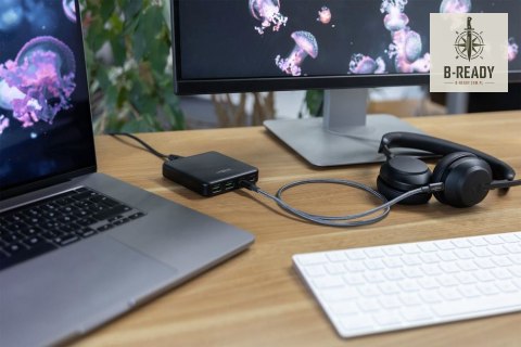 Kabel Ansmann USB-C/C, 140W, 60 cm, antracyt