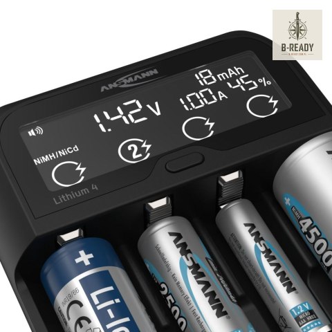 Ładowarka Ansmann Lithium 4 do Li-lon AAA/AA